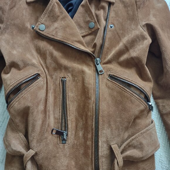 Woman's Small Suede Jacket - Picture 1 of 14